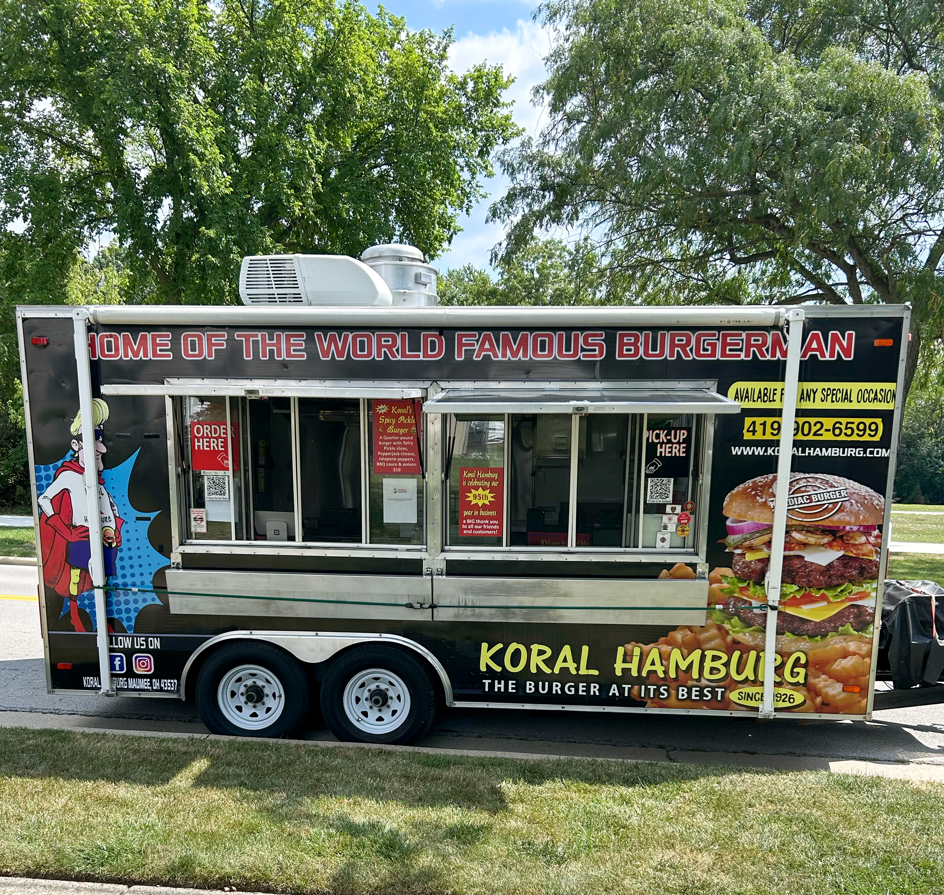 Food Truck Service Window